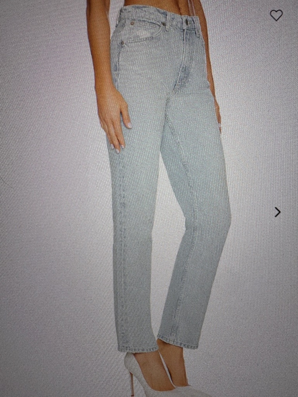 Re/Done 70s Original Straight color: Nu Disco High-Rise Straight Jeans